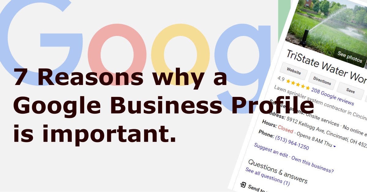 7-Reasons why a Google Business Profile-is important.