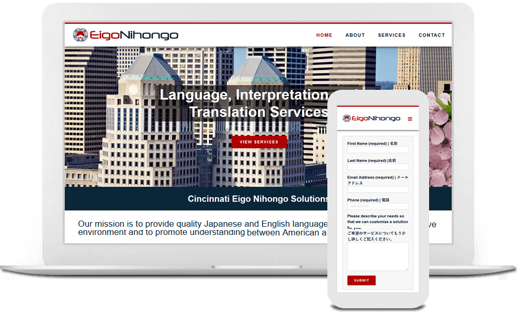 Language Interpretation and Translation Services Website Design | Austin Blu Cincinnati, Ohio