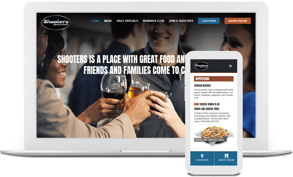 Restaurant web design in Cincinnati, Ohio | Austin Blu