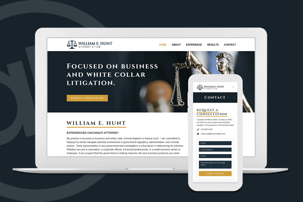 Website Design for Attorney in Cincinnati, Ohio | Austin Blu