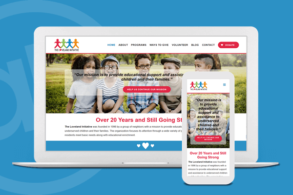 Website Design for Childrens Charity in Cincinnati, Ohio | Austin Blu